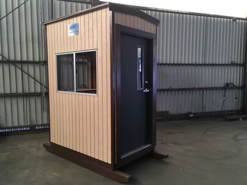 portable guard house on skids for rent