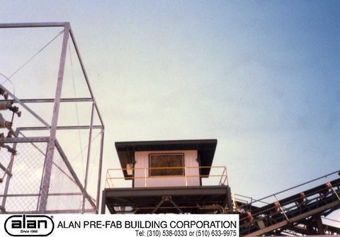 modular operator building, portable guard station, prefabricated security booth, forkliftable guard house, guard shack