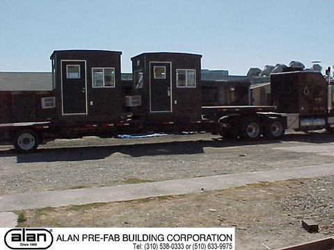 portable guard station, prefabricated security booth, forkliftable guard house, guard shack